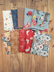 10 Half Yards -Assorted Wild Rose Western Half Yard Bundle