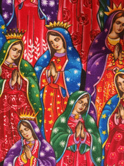 Robert Kaufmann Fabric “ENCHANTED DESERT”-Lady Guadalupe Panel plus 1 yd Tossed