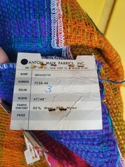 Vintage Anton Maix Inc. Brandyn Wool Blend Fabric 47″ (7C26-46) Germany