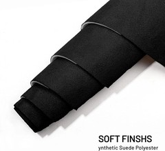 Versatile Black Suede Headliner Fabric 98″ L × 60″ W – Ideal for Cars, RVs & DIY