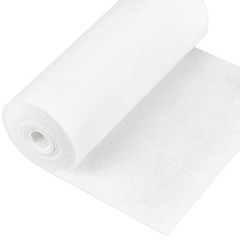 118×9.4 inch White Craft Felt Fabric Roll 2mm Thick Polyester for Sewing
