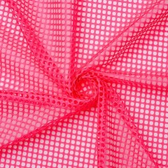 Neon Pink King Mesh Athletic Uniform Jersey Fabric – 60″ Wide – Large Holes