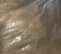 Majestic Giftware Faux Leather Fabric Bronze Crackled 5 Yard 54″ wide