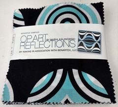 Benartex Op Art Reflections Charm Pack 5″x5″ 42 Pieces Cotton Quilting Fabric