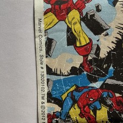 Marvel Comics Superheroes 2012 Fabric Eugene Textiles 54”H x 44”W Iron Man , Sp