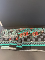 Nascar Bobby Labonte #18 Interstate Batteries Cotton Fabric 6 Design Panels