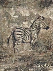 Safari Animal Print Upholstery Fabric Tapestry 12×5 Ft Elephant Zebra Jungle