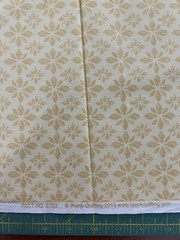 Blank Quilting (2013) Cream Snowflake Winter Vintage Fabric -BY THE HALF YARD