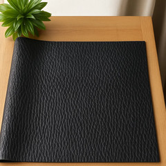 Cowhide Nappa 1.0-1.5mm Gloss Black