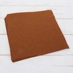 Premium Felt Sheets 10 Pack – 12″ x 12″ – Brown – Soft Wool-Like 1.2mm