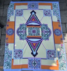 Stunning Material Colorful For Decor Or Clothing Polyester 46 X 36