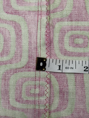 Modern Geometric Decorator Fabric Cotton Fushia/Lime Green ***Read for Yardage