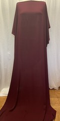 100% Silk Charmeuse Rich Luxurious Burgundy Fabric 1.5 Yards Long 45″ Wide