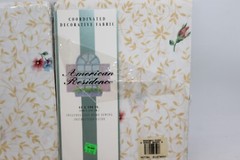 Lot of 4 Charlotte Yellow Fabric 45×108” American Residence Polycotton Sealed