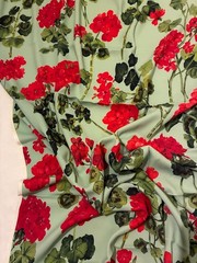 Authentic and rare Oscar de la Renta luxury dress Fabric. Made in Italy