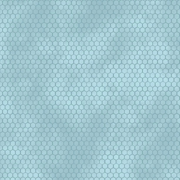 WILMINGTON – Sunkissed by Nancy Mink – Honeycomb – Light Blue 1/4yd