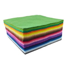 Flic-flac 42pcs1.4mm Thick Soft Felt Fabric Sheet Assorted Color Felt Pack DIY