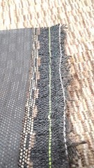 Chenille Upholstery Fabric Remnant 56″x110″ Cotton/Poly Blend Green/Tan Brown