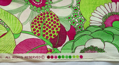 VTG Michael Miller “Brady Blossoms” C1871 Boho Hippie 60s 1yd Quilt Fabric