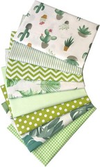 Quilting Fabric Misscrafts 8pcs 100% Cotton Craft Fabric Bundle Fat Quarters 18″