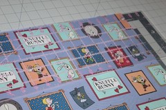 Organic Cotton KNUFFLE BUNNY Fabric FAT QUARTER FQ Mo Willems BOOKS Book Library