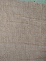 REMNANT Santoro London Quilting Treasures Script Signatures Peach Gold 15″ x 25″