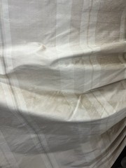 Dupioni Stripes 100% Silk Fabric 54″ Wide, By Yard Sold By The Yard Orange