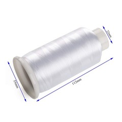 Simthread 2 Bobbin Thread for Sewing and Embroidery 60WT, 1 White 1 Black