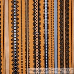 BonEful FABRIC FQ Cotton Quilt Orange Black B&W White Gingham Lace Stripe Gothic