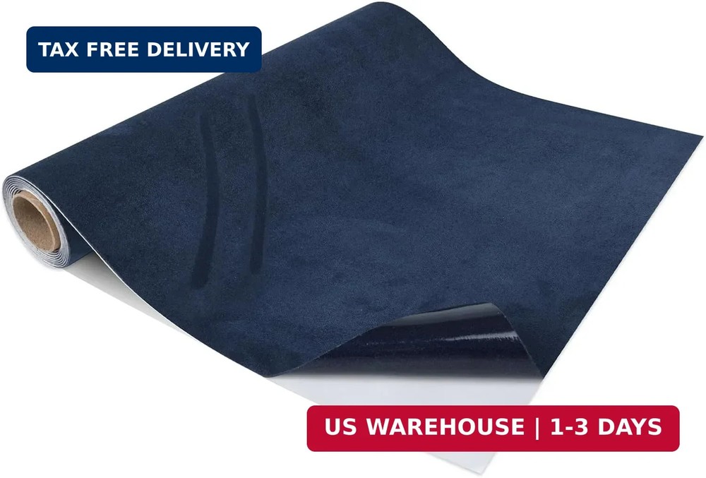 Premium Self-Adhesive Suede Fabric Wrap for Cars, Suede Car Interior Wrap for Da