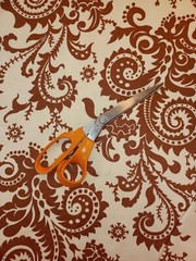 Wood Fern Ivory Cotton Fabric Rowan Westminster Fibers 55″ Wide Amy Butler