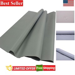 Versatile Waterproof 600 Denier Polyester Fabric for Marine Use – Silver, 1 Yard