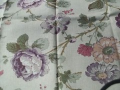 Purple & Pink Flowers Print Material Floral Printed Fabric 55″ x 21″ MT102