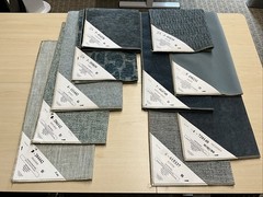 10 Pack Upholstery Samples Greens & Teals Ea ~17” X 19”