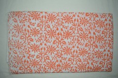 5 Yard Hand Block Fabric Floral Print 100%Cotton NO TARRIF CHARGES 100%✅ZK_200