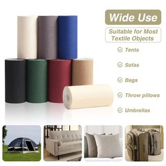 Canvas Waterproofing Repair Tape 4×70 Khaki Self Adhesive Fabric Restoration