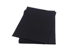 Black Stiff Felt Sheets 9×12 Inch 24 PCS Pack 1.2mm Thick Fabric Craft DIY