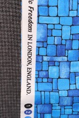 42″ x 44″ Light Fantastic by Fabric Freedom in London England Blue Stone Blocks