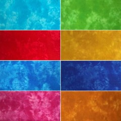 Misscrafts Quilting Fabric 100% Cotton 20x25cm, 8 Pieces, Tie-dye, 20x25cm
