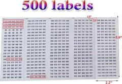 520 Pack Cardboard Floss Bobbins,Floss Cards for Wrap and Store 520bobbins