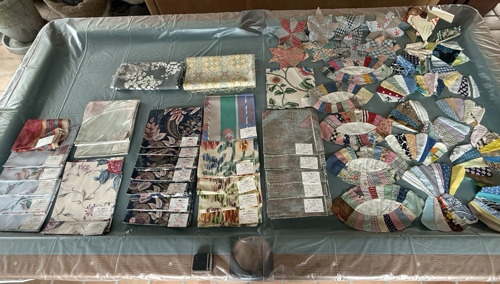 Lot Fabric Quilt Craft Sewing Small – Large 7.5 Pounds Vintage Lot NOS Pre owned