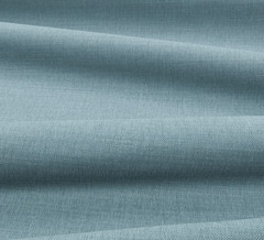 Romo Washable Linara Designer Woven Fabric in Smoke Blue Remnant, 0.7 Yd, New