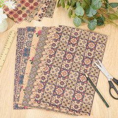 10 Styles 13 x 8 Inch Colored Cork PU Leather Sheets Thin Soft Fabric Natural…