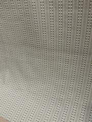 Charlotte Gaisford Poppy Green Stripe Fabric 1 3/4 Yard