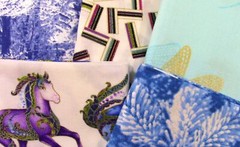 5 Fat Quarters – This & That Lot 2 – Quilting, Sewing – 100% Cotton 5178