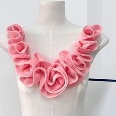 Simple to Install Pleated Patches for Quick Repair Creative Embellishment