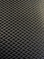 Carbon Fiber Black and Silver Textilene Fabric 27”wide