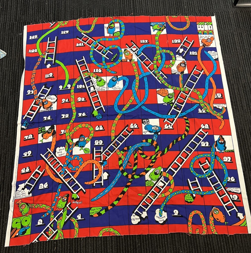 Snakes And Ladder Piece Of Material 1200mm X 1270mm