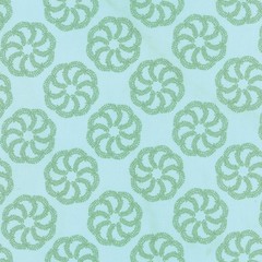 Moda Aria Fern Waterfall Kate Spain 100% Cotton Quilt Fabric Aqua Green 1 yd