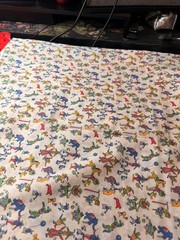 1971 Klopman Mills by Burlington Circus Fabric 4 yards Excellent Condition